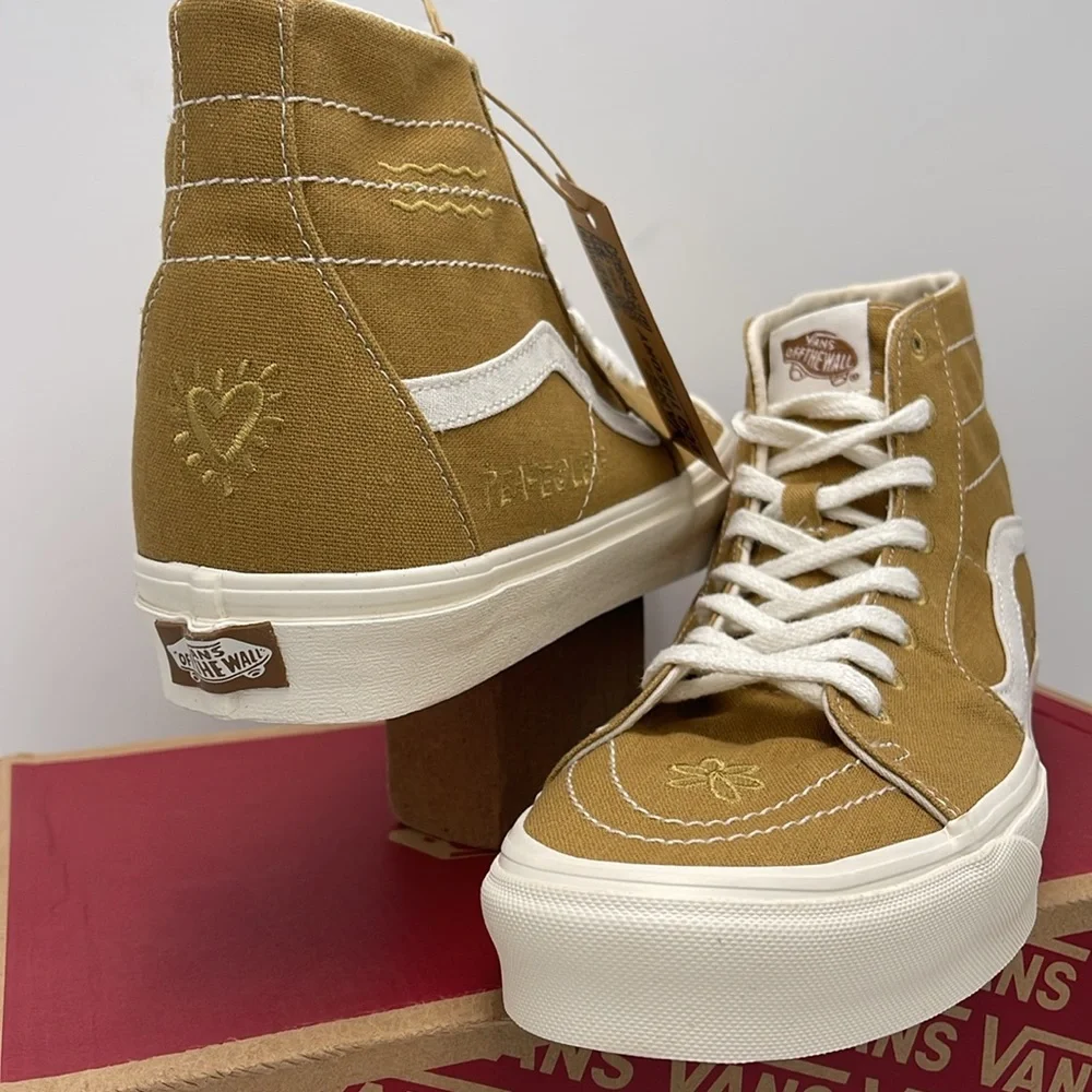 Vans Men's High-Top Sneakers Sk8-Hi Tapered (Eco Theory Mustard Gold
VN0A4U16ASW - Picture 7 of 16